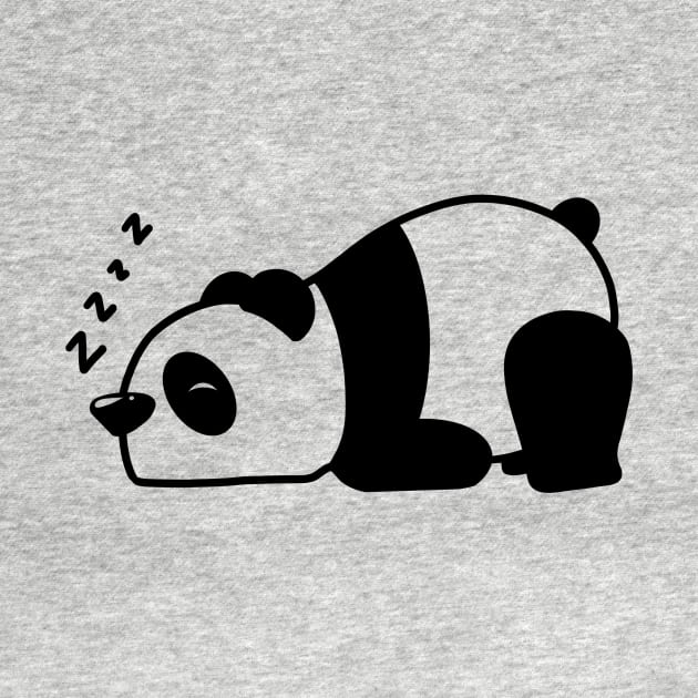 Sleeping Panda by vanderdys